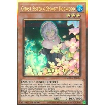 Image for Ghost Sister & Spooky Dogwood (Alternate Art) (MAGO-EN013) (MAGO) - YuGiOh