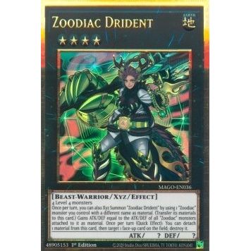 Image for Zoodiac Drident (MAGO-EN036) (MAGO) - YuGiOh
