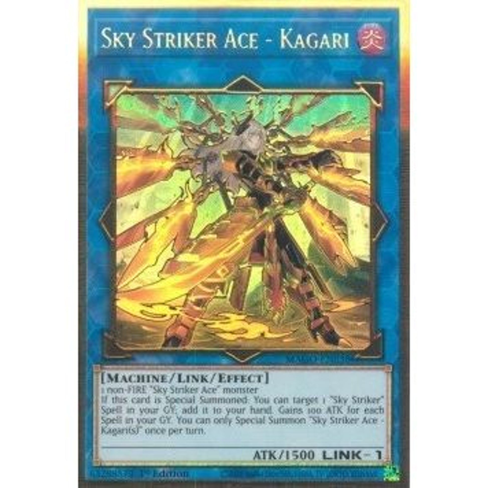 Image for Sky Striker Ace - Kagari (Alternate Art) (MAGO-EN038) (MAGO) - YuGiOh