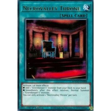 Image for Necrovalley Throne (MAGO-EN088) (MAGO) - YuGiOh