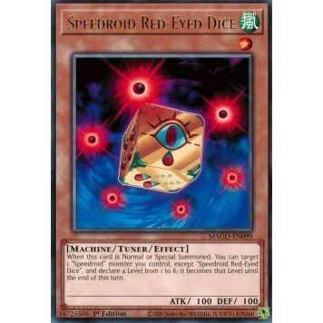 Image for Speedroid Red-Eyed Dice (MAGO-EN099) (MAGO) - YuGiOh