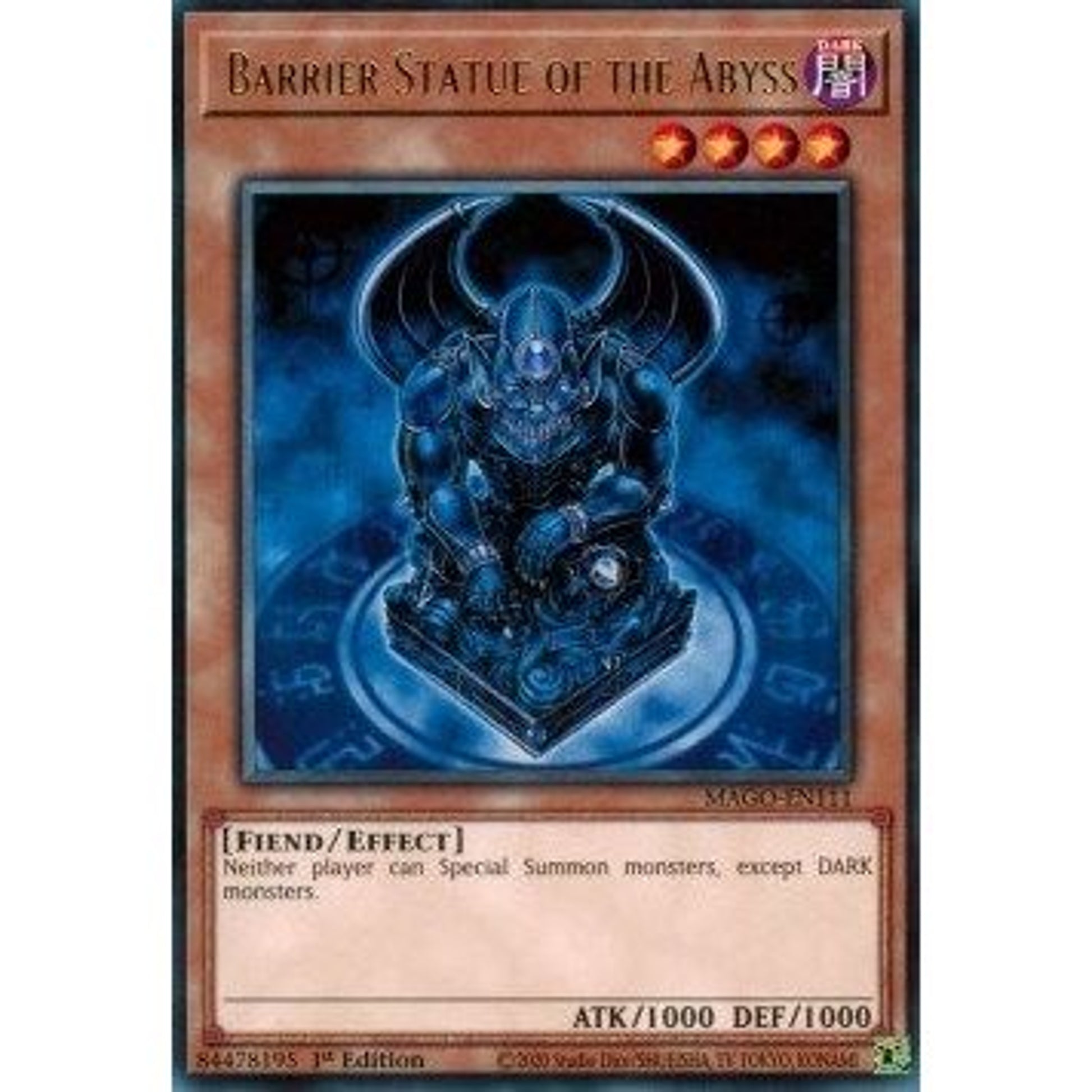 Image for Barrier Statue of the Abyss (MAGO-EN111) (MAGO) - YuGiOh