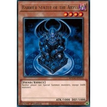 Image for Barrier Statue of the Abyss (MAGO-EN111) (MAGO) - YuGiOh