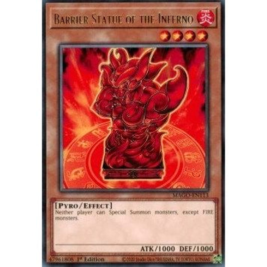 Image for Barrier Statue of the Inferno (MAGO-EN113) (MAGO) - YuGiOh