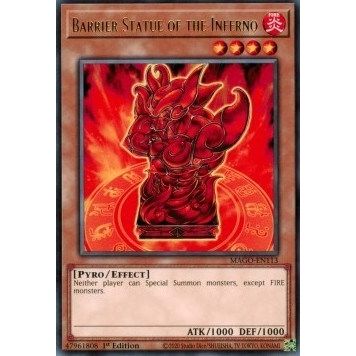 Image for Barrier Statue of the Inferno (MAGO-EN113) (MAGO) - YuGiOh