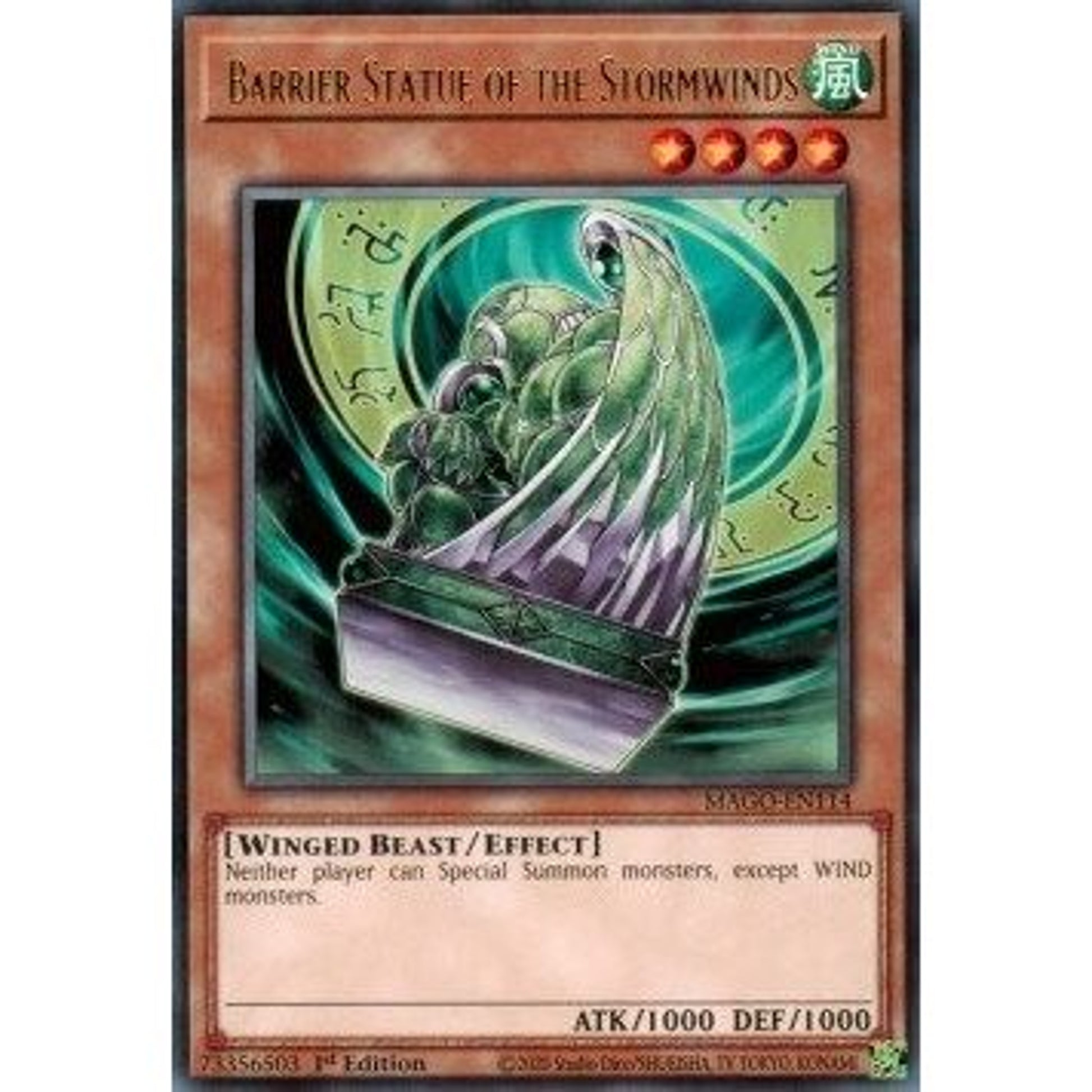 Image for Barrier Statue of the Stormwinds (MAGO-EN114) (MAGO) - YuGiOh