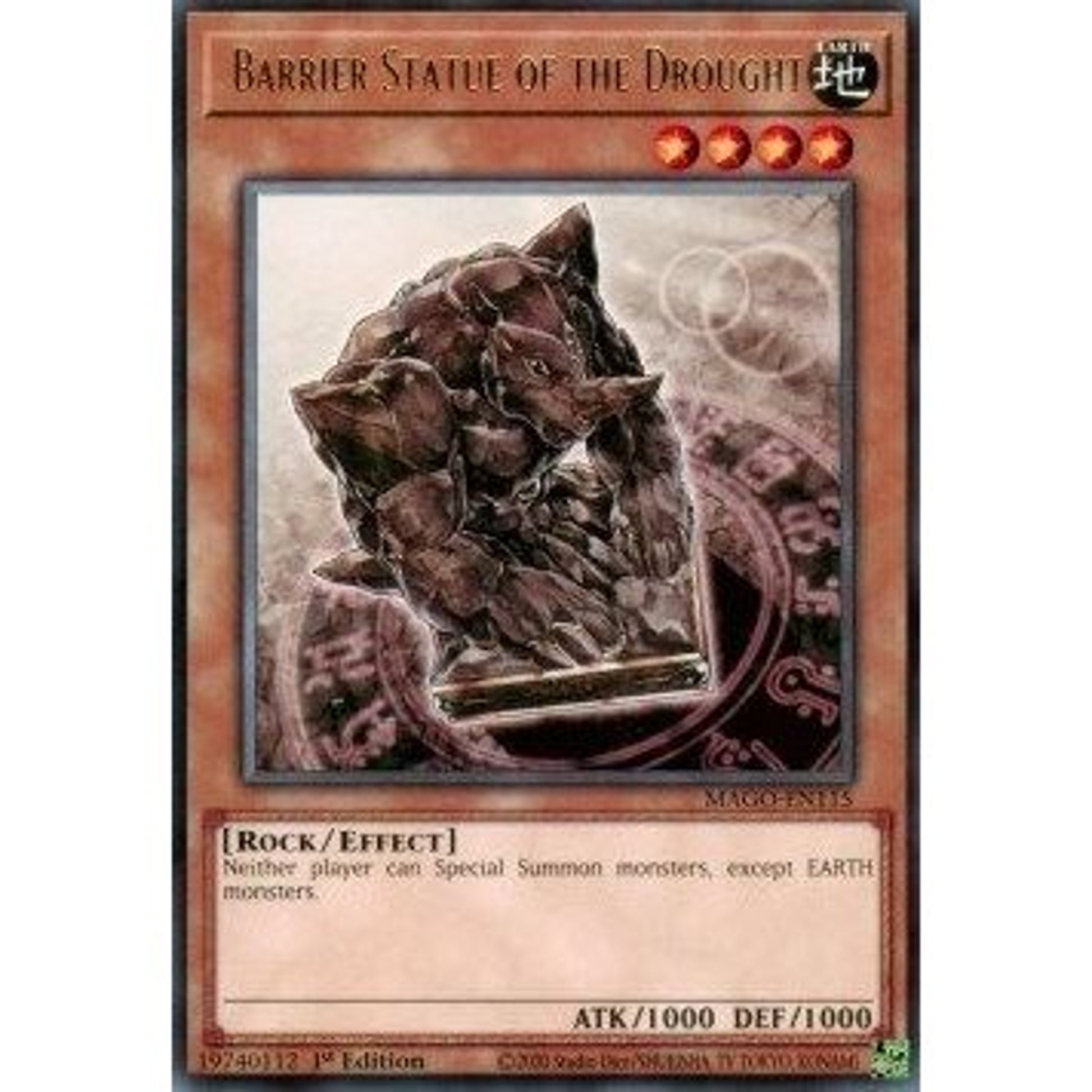 Image for Barrier Statue of the Drought (MAGO-EN115) (MAGO) - YuGiOh