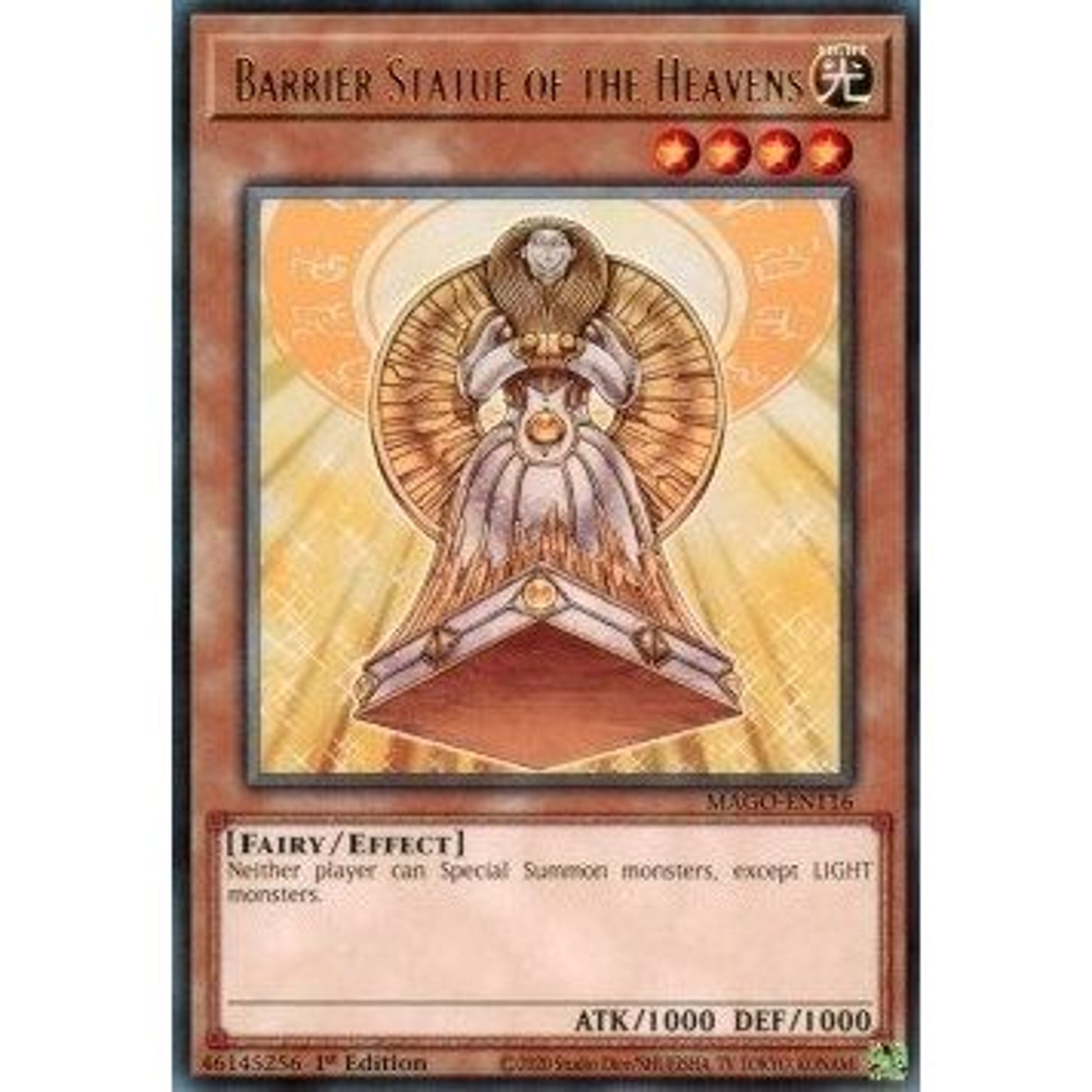 Image for Barrier Statue of the Heavens (MAGO-EN116) (MAGO) - YuGiOh