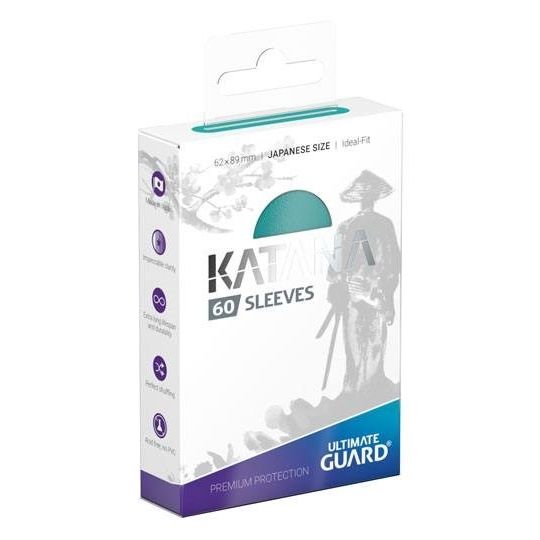 Image for Katana 2018 Small Size Sleeves - Turquoise (60-Pack) - Card Sleeves