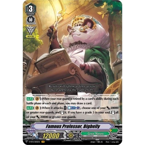 Image for Famous Professor, Bigbelly (V-BT11/005EN) (V-BT11) - Cardfight Vanguard