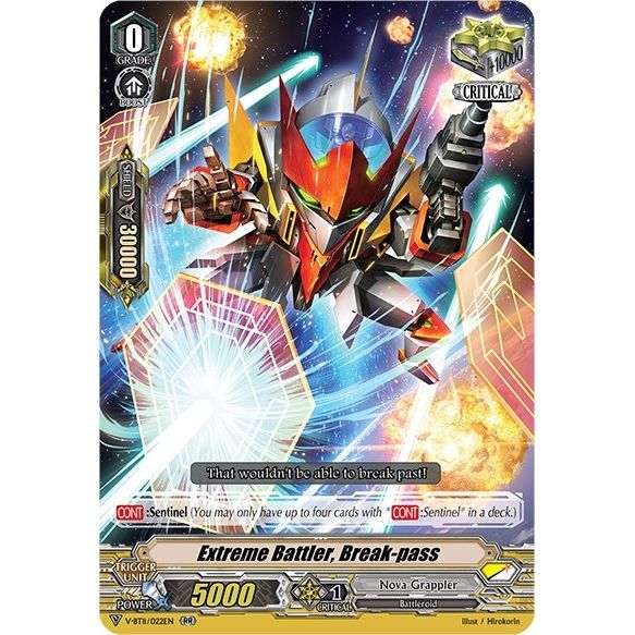 Image for Extreme Battler, Break-pass (V-BT11/022EN) (V-BT11) - Cardfight Vanguard