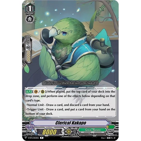 Image for Clerical Kakapo (V-BT11/043EN) (V-BT11) - Cardfight Vanguard