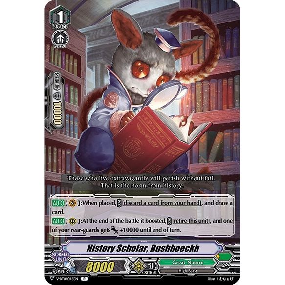 Image for History Scholar, Bushboeckh (V-BT11/045EN) (V-BT11) - Cardfight Vanguard