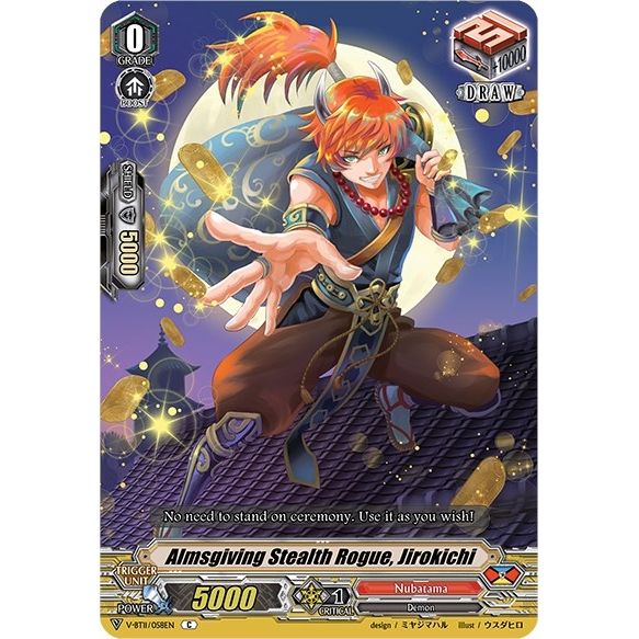 Image for Almsgiving Stealth Rogue, Jirokichi (V-BT11/058EN) (V-BT11) - Cardfight Vanguard