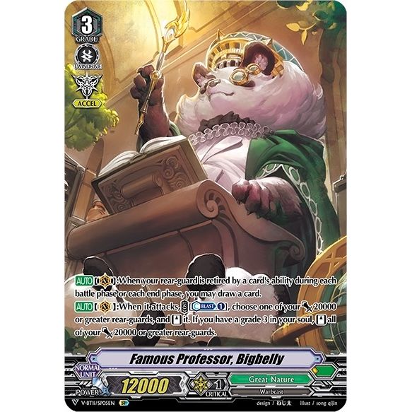 Image for Famous Professor, Bigbelly (SP) (V-BT11/SP05EN) (V-BT11) - Cardfight Vanguard