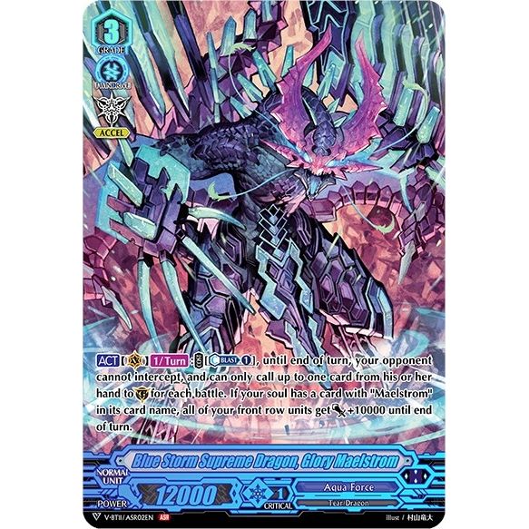 Image for Blue Storm Supreme Dragon, Glory Maelstrom (ASR) (V-BT11/ASR02EN) (V-BT11) - Cardfight Vanguard