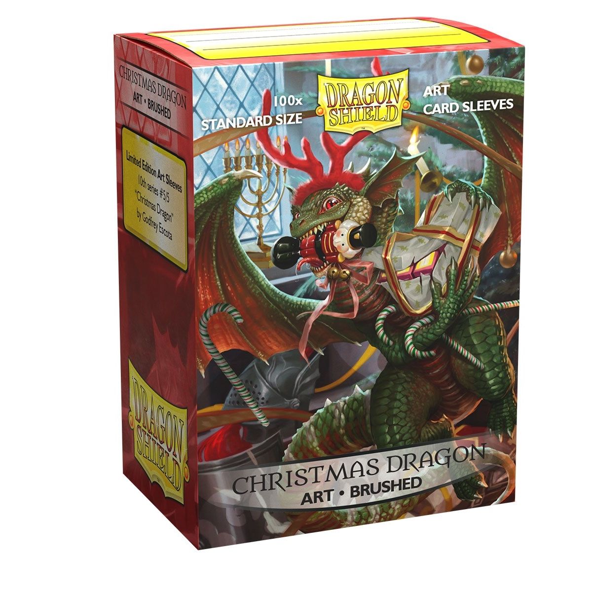 Image for Dragon Shield Limited Edition Art Brushed Sleeves - Christmas Dragon 2020 (100-Pack) - Card Sleeves