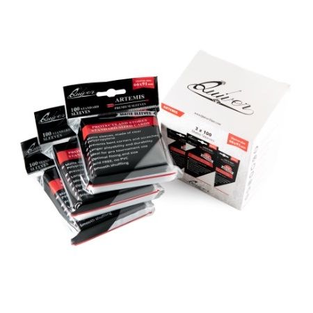 Image for Artemis Matte Card Sleeves for Standard Cards - Black (3 x 100) - Card Sleeves