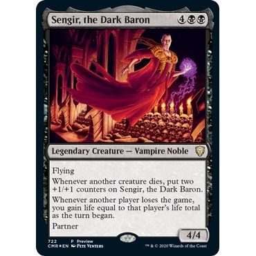 Image for Sengir, the Dark Baron (Alternate Art) (722) (PRE) - Magic: The Gathering