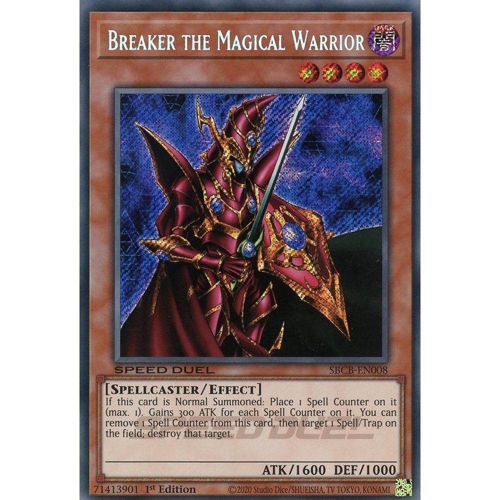 Image for Breaker the Magical Warrior (Secret) (SBCB-EN008) (SBCB) - YuGiOh