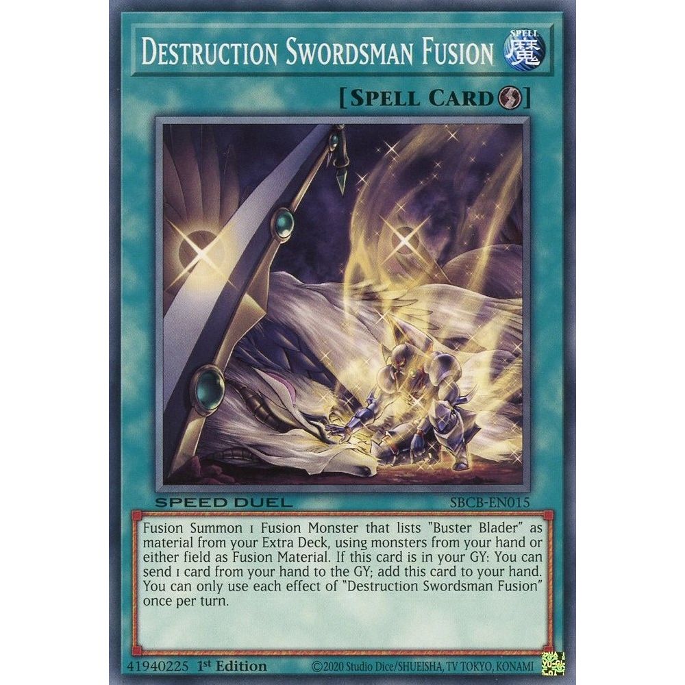 Image for Destruction Swordsman Fusion (SBCB-EN015) (SBCB) - YuGiOh