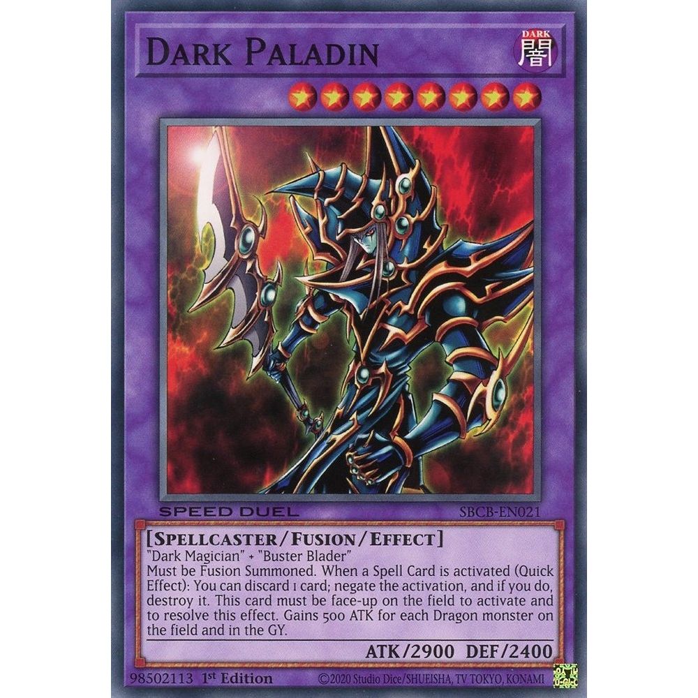 Image for Dark Paladin (SBCB-EN021) (SBCB) - YuGiOh