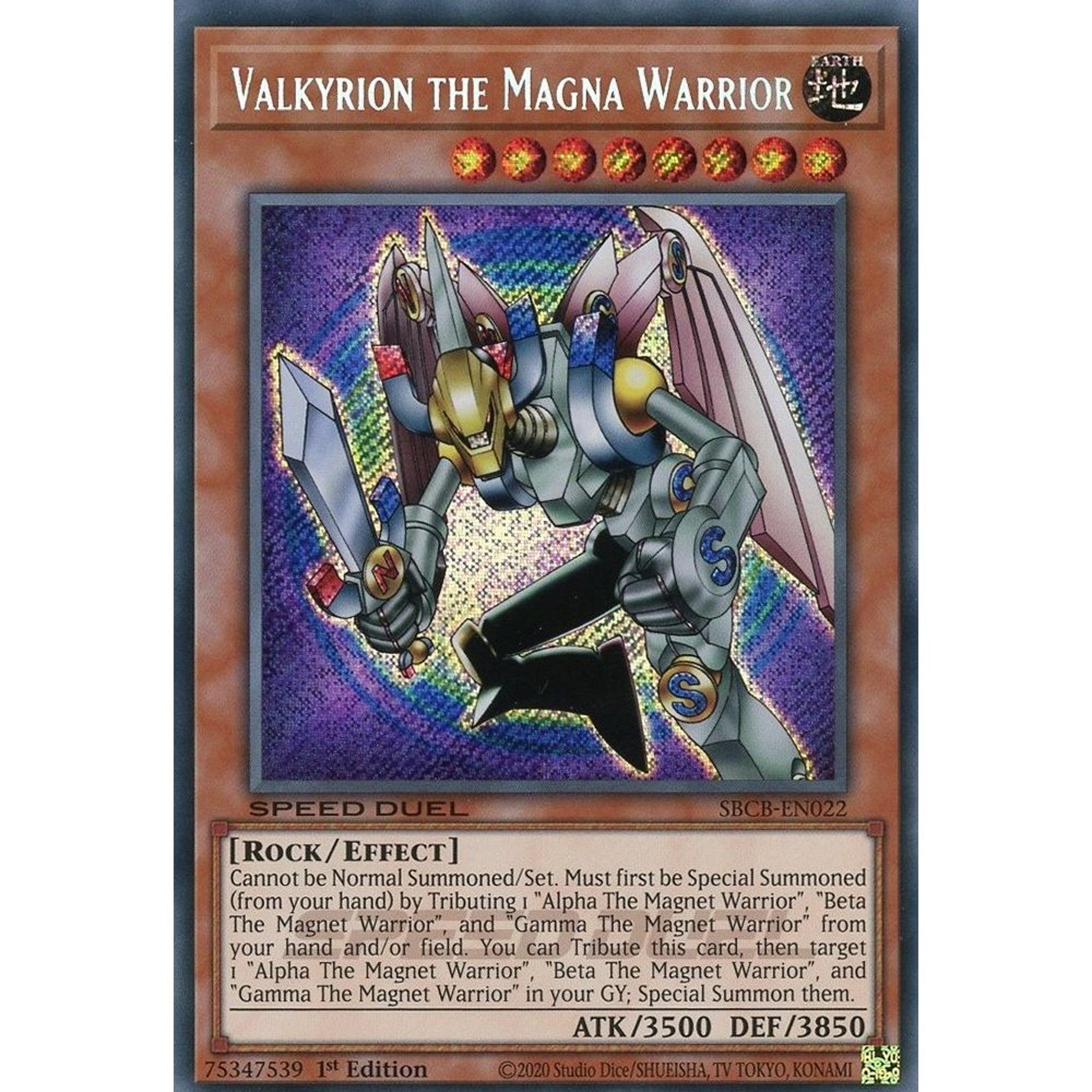 Image for Valkyrion the Magna Warrior (Secret) (SBCB-EN022) (SBCB) - YuGiOh