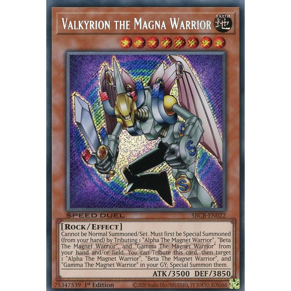 Image for Valkyrion the Magna Warrior (Secret) (SBCB-EN022) (SBCB) - YuGiOh
