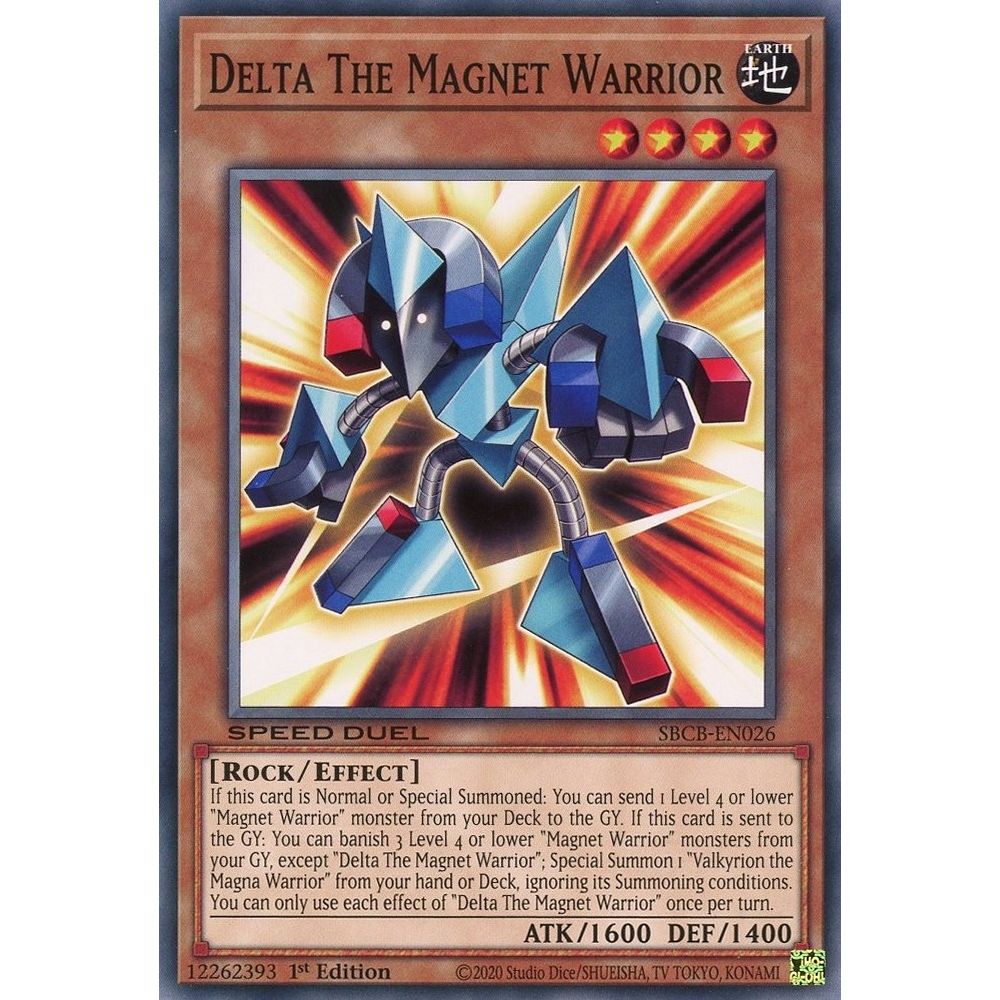 Image for Delta The Magnet Warrior (SBCB-EN026) (SBCB) - YuGiOh