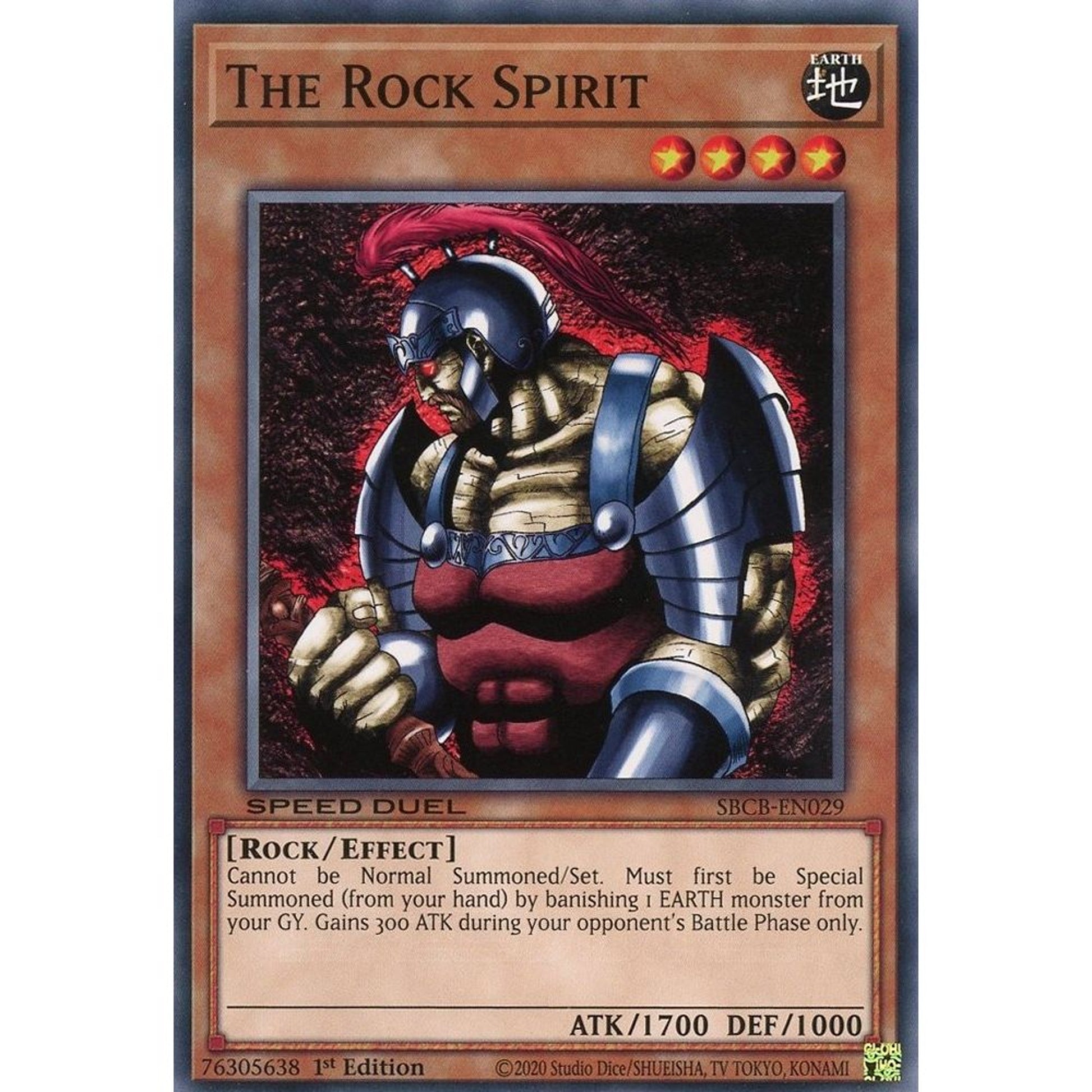 Image for The Rock Spirit (SBCB-EN029) (SBCB) - YuGiOh