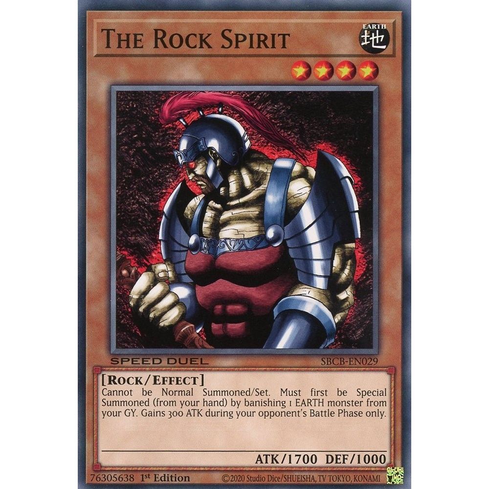 Image for The Rock Spirit (SBCB-EN029) (SBCB) - YuGiOh