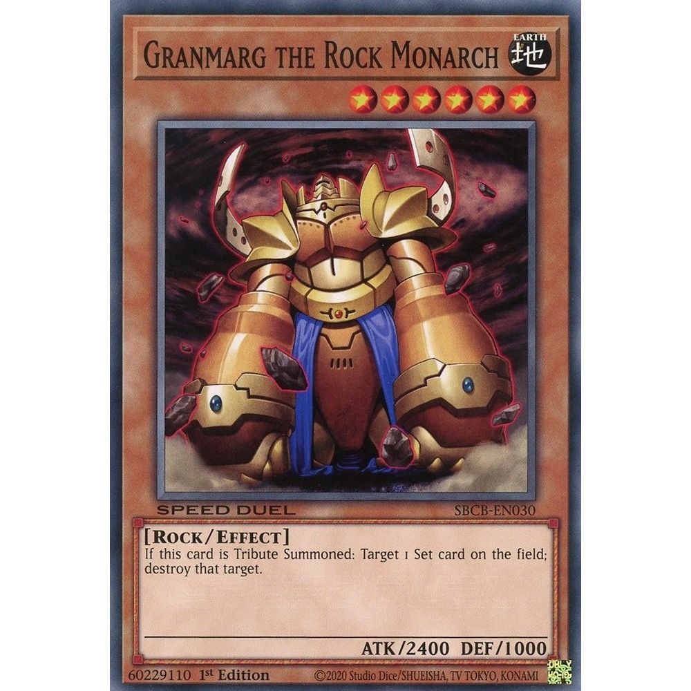Image for Granmarg the Rock Monarch (SBCB-EN030) (SBCB) - YuGiOh