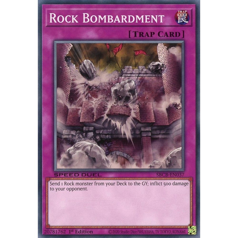 Image for Rock Bombardment (SBCB-EN037) (SBCB) - YuGiOh