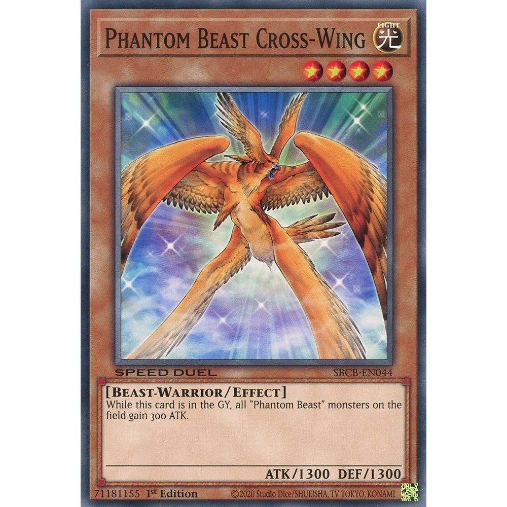Image for Phantom Beast Cross-Wing (SBCB-EN044) (SBCB) - YuGiOh