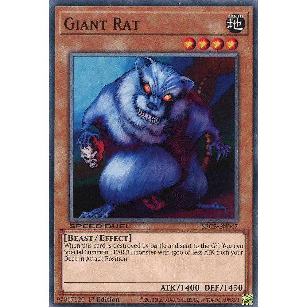 Image for Giant Rat (SBCB-EN047) (SBCB) - YuGiOh