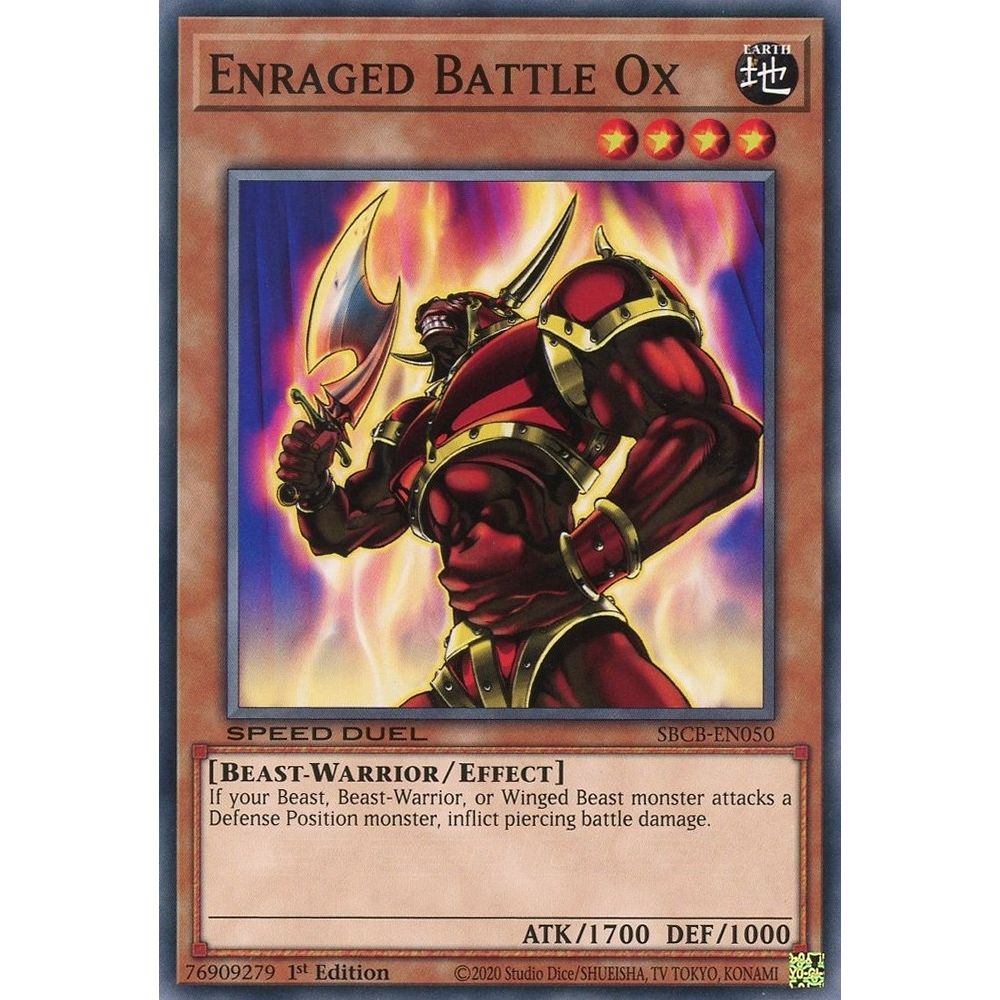 Image for Enraged Battle Ox (SBCB-EN050) (SBCB) - YuGiOh