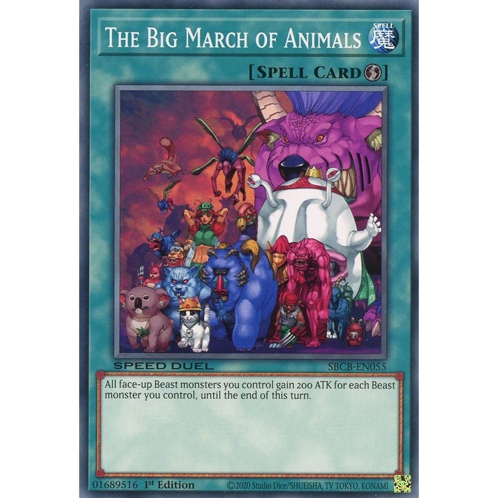 Image for The Big March of Animals (SBCB-EN055) (SBCB) - YuGiOh