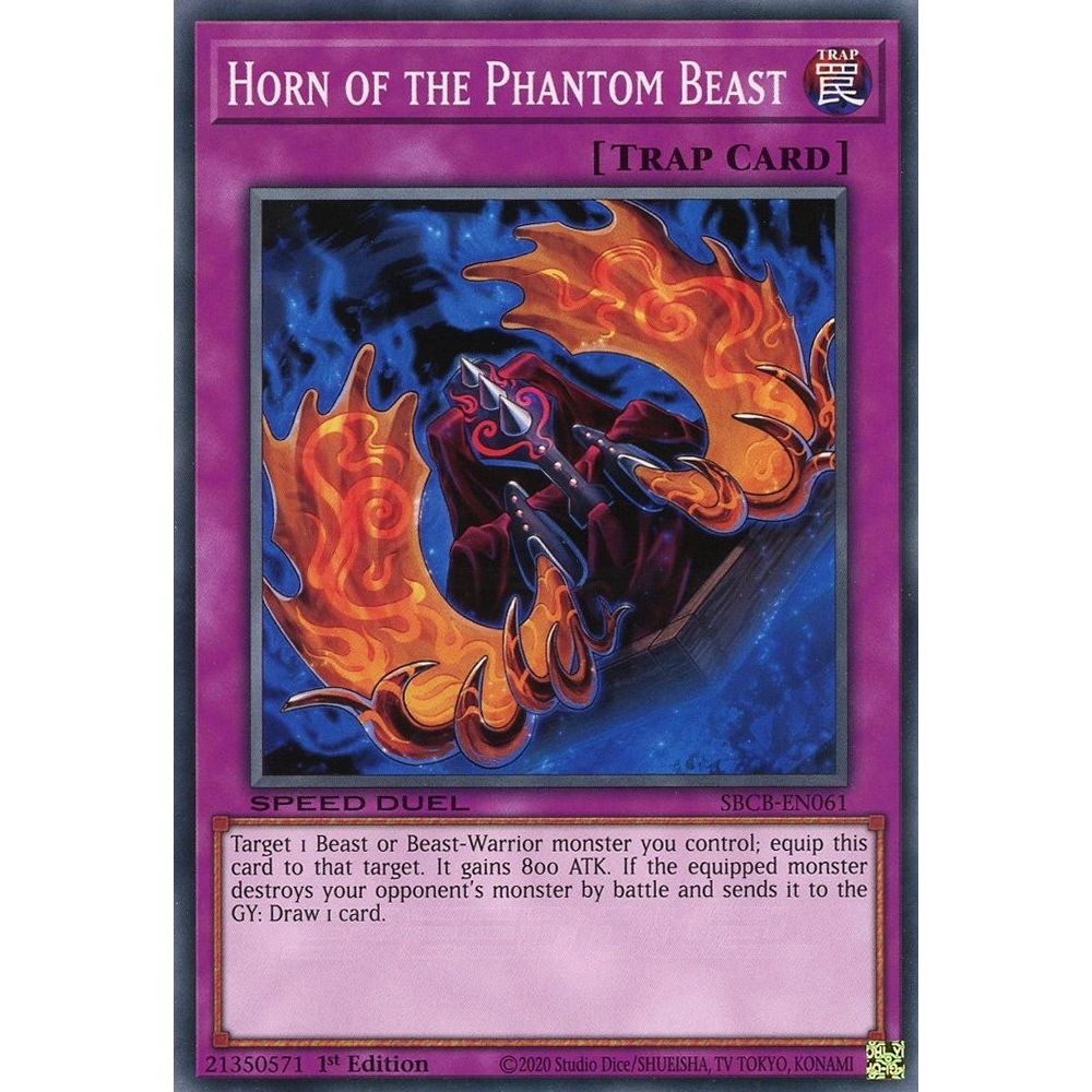 Image for Horn of the Phantom Beast (SBCB-EN061) (SBCB) - YuGiOh