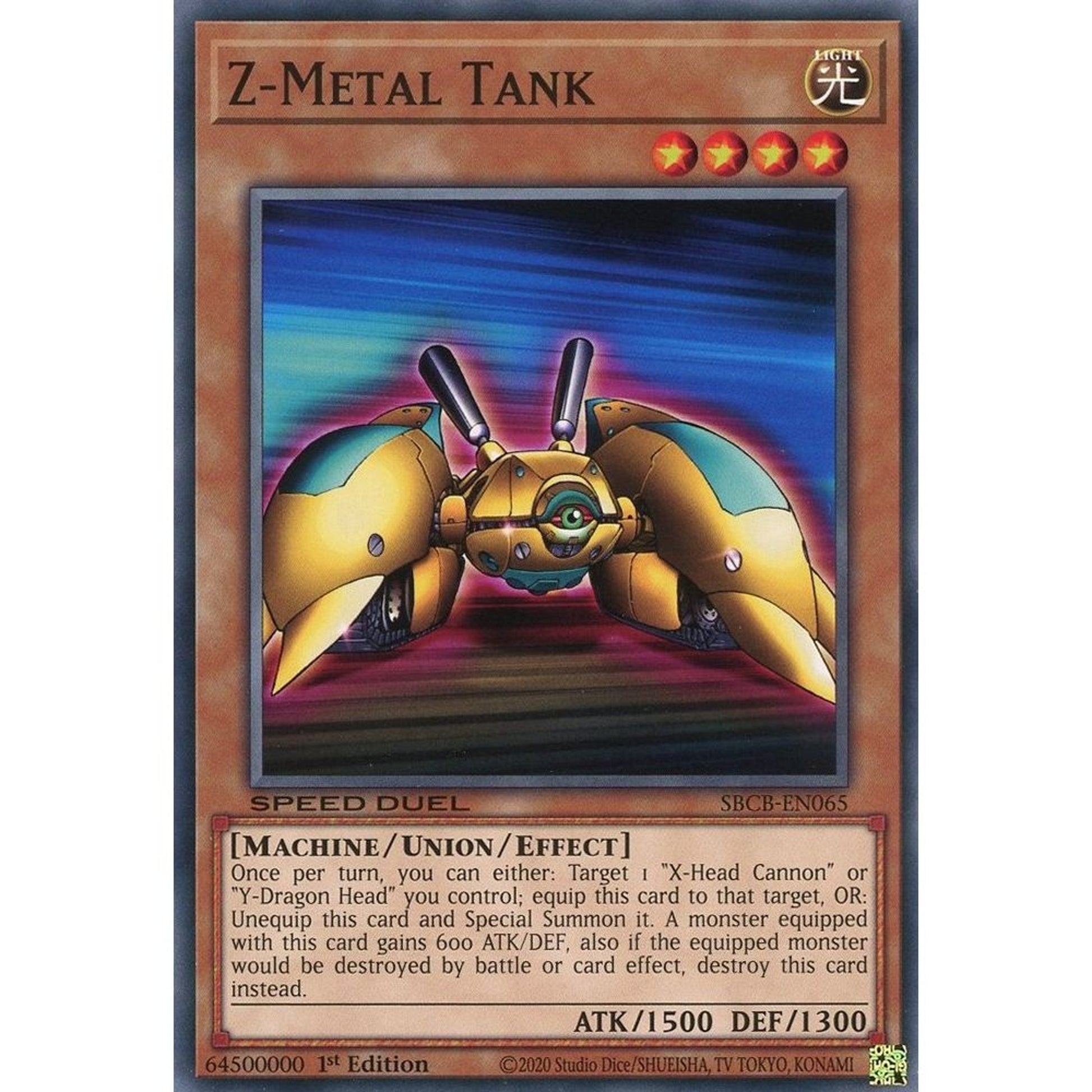 Image for Z-Metal Tank (SBCB-EN065) (SBCB) - YuGiOh