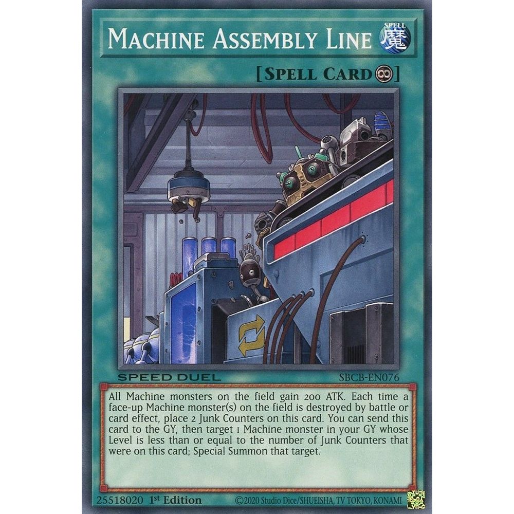 Image for Machine Assembly Line (SBCB-EN076) (SBCB) - YuGiOh