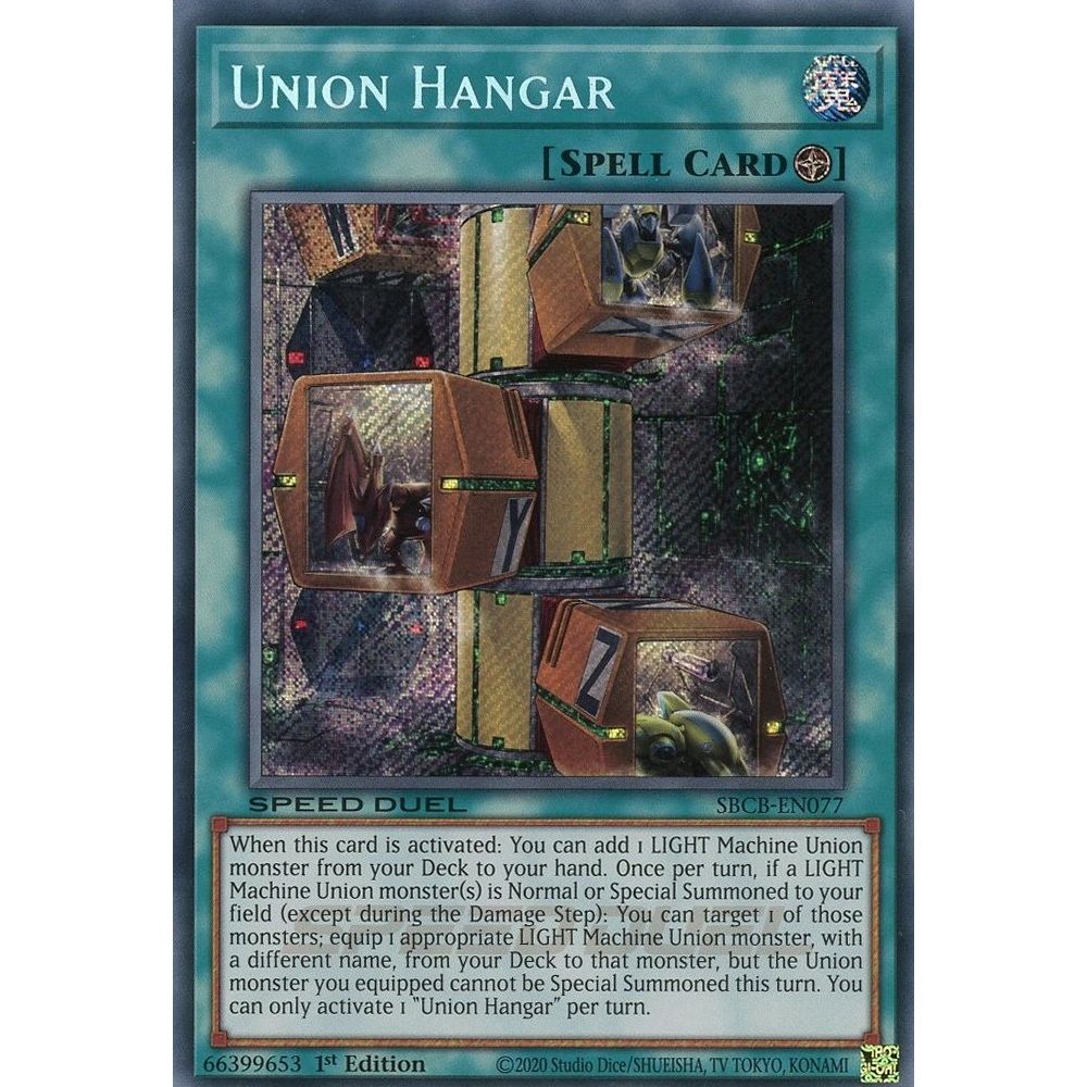 Image for Union Hangar (Secret) (SBCB-EN077) (SBCB) - YuGiOh