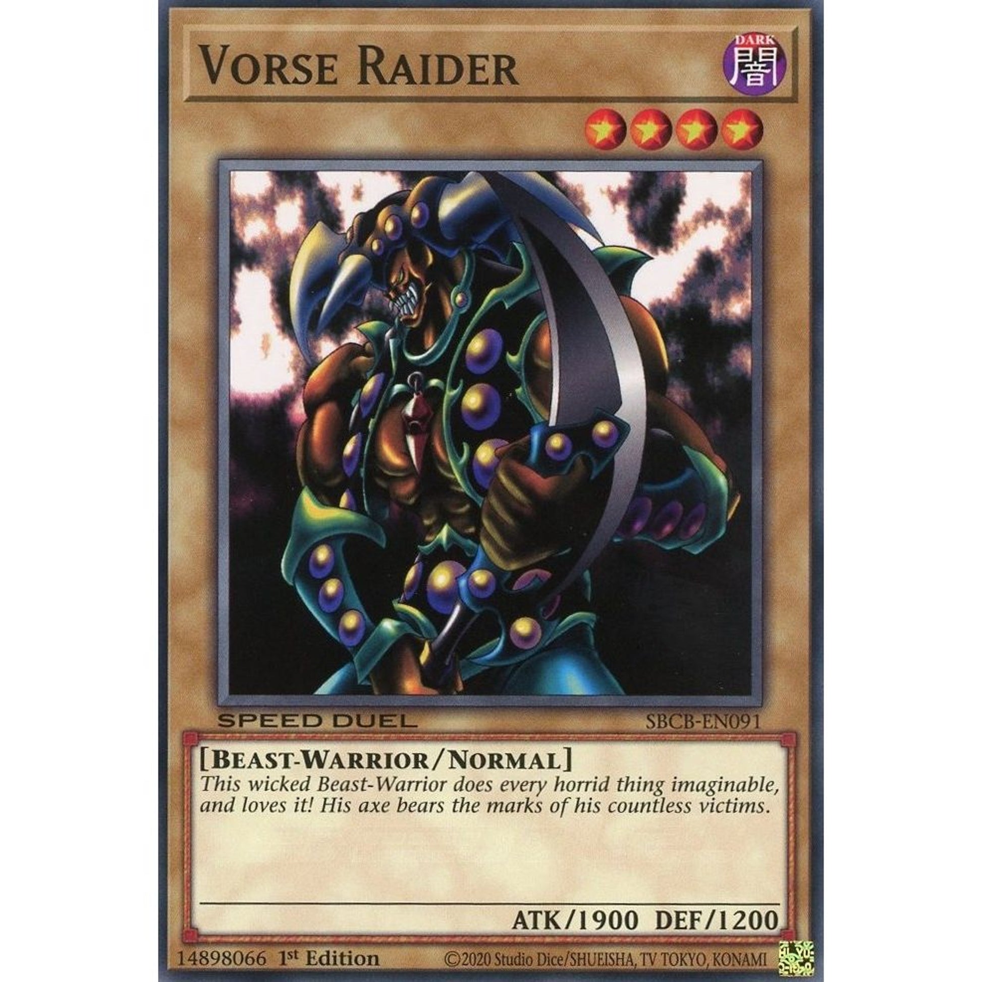 Image for Vorse Raider (SBCB-EN091) (SBCB) - YuGiOh