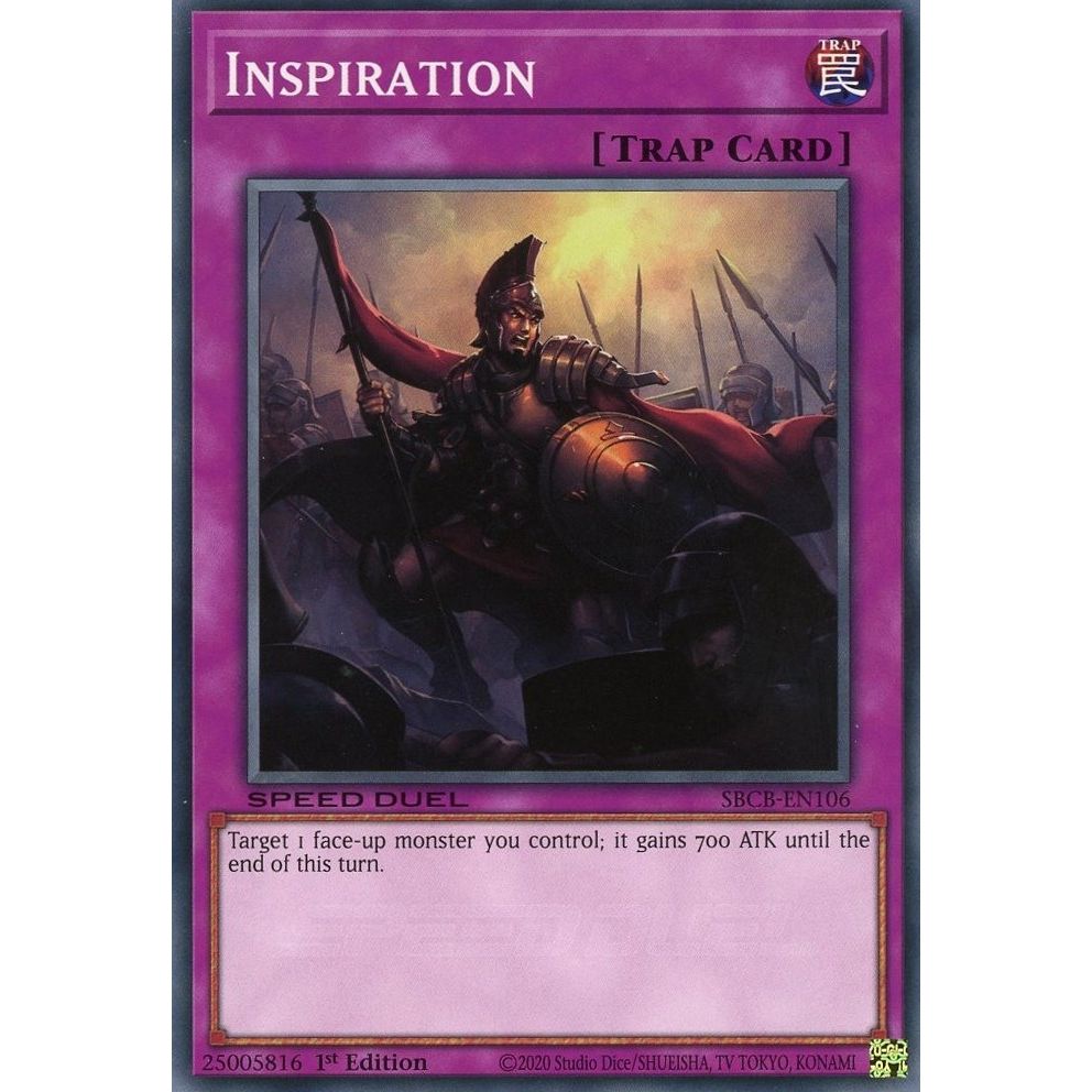Image for Inspiration (SBCB-EN106) (SBCB) - YuGiOh