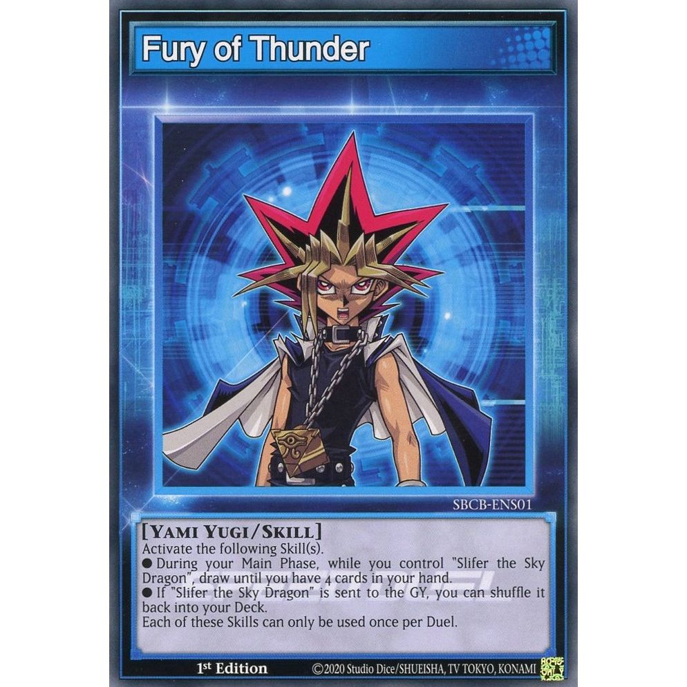 Image for Fury of Thunder (SBCB-ENS01) (SBCB) - YuGiOh