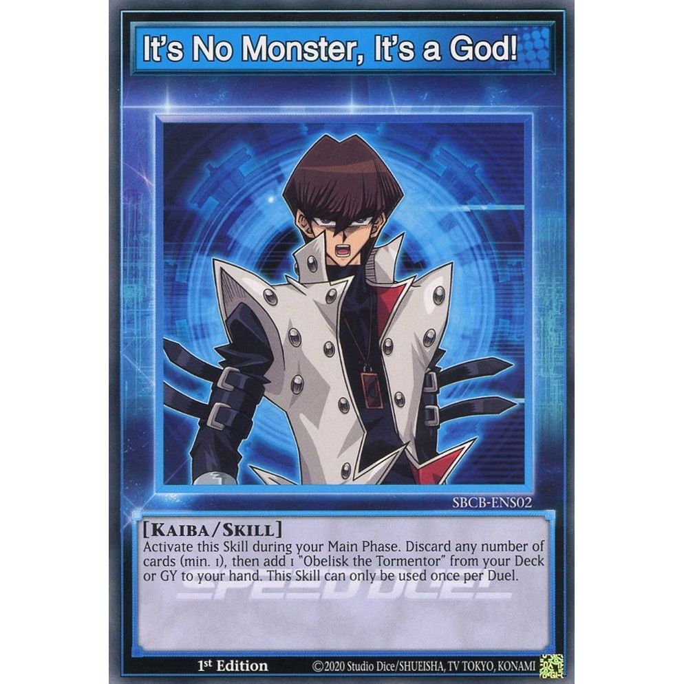 Image for It's No Monster, It's a God! (SBCB-ENS02) (SBCB) - YuGiOh