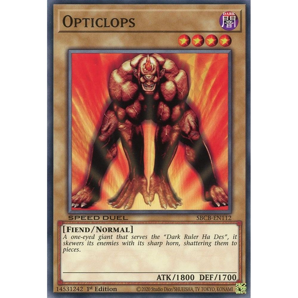 Image for Opticlops (SBCB-EN112) (SBCB) - YuGiOh
