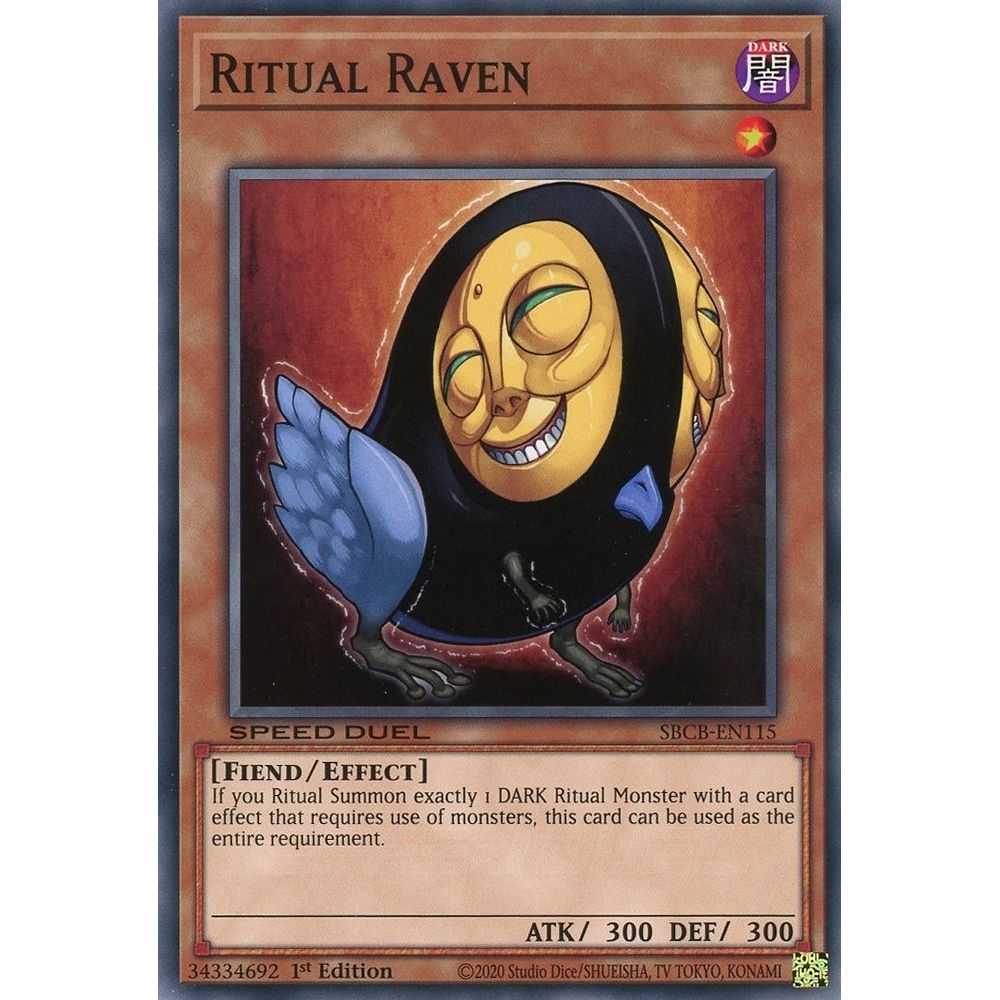 Image for Ritual Raven (SBCB-EN115) (SBCB) - YuGiOh
