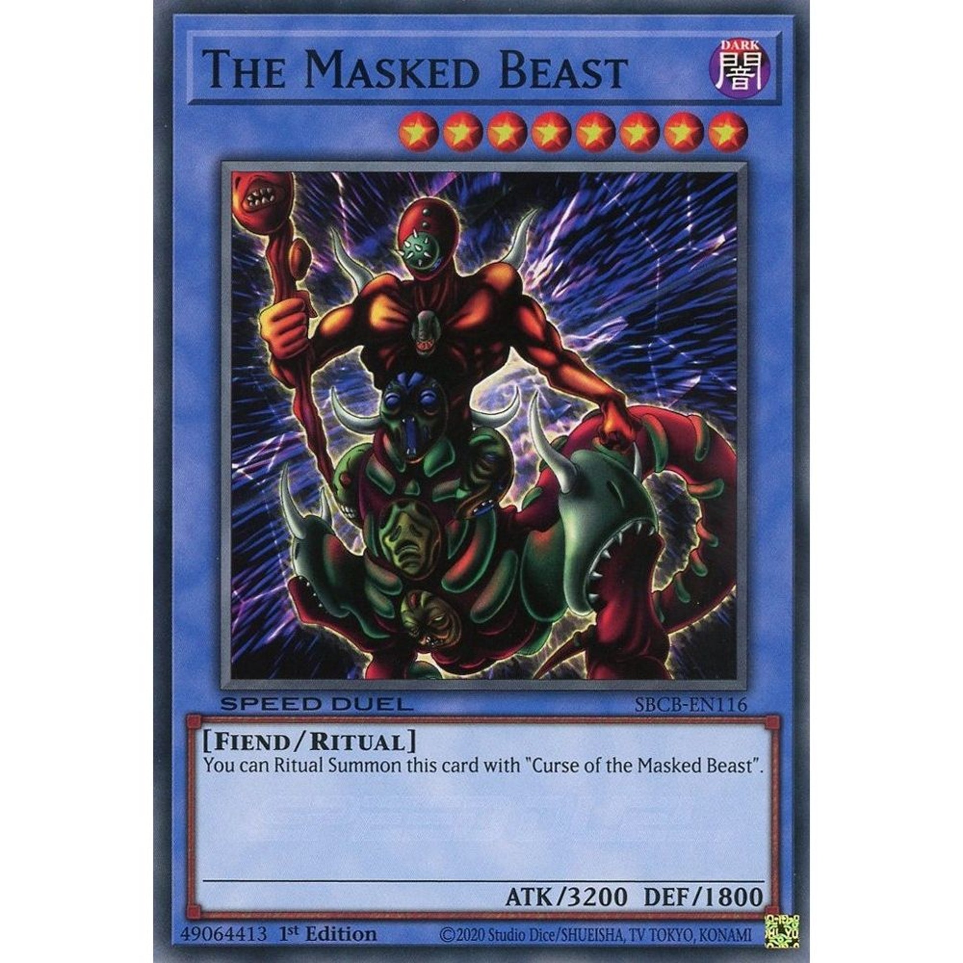 Image for The Masked Beast (SBCB-EN116) (SBCB) - YuGiOh