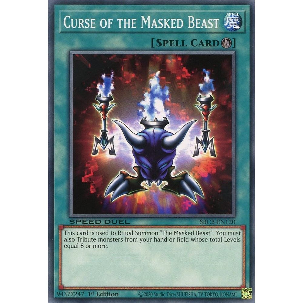 Image for Curse of the Masked Beast (SBCB-EN120) (SBCB) - YuGiOh