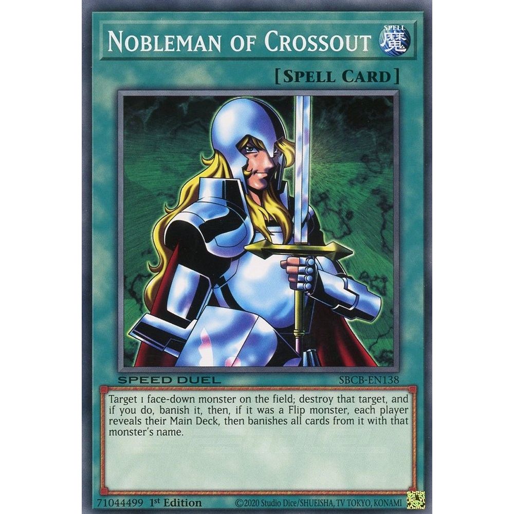 Image for Nobleman of Crossout (SBCB-EN138) (SBCB) - YuGiOh